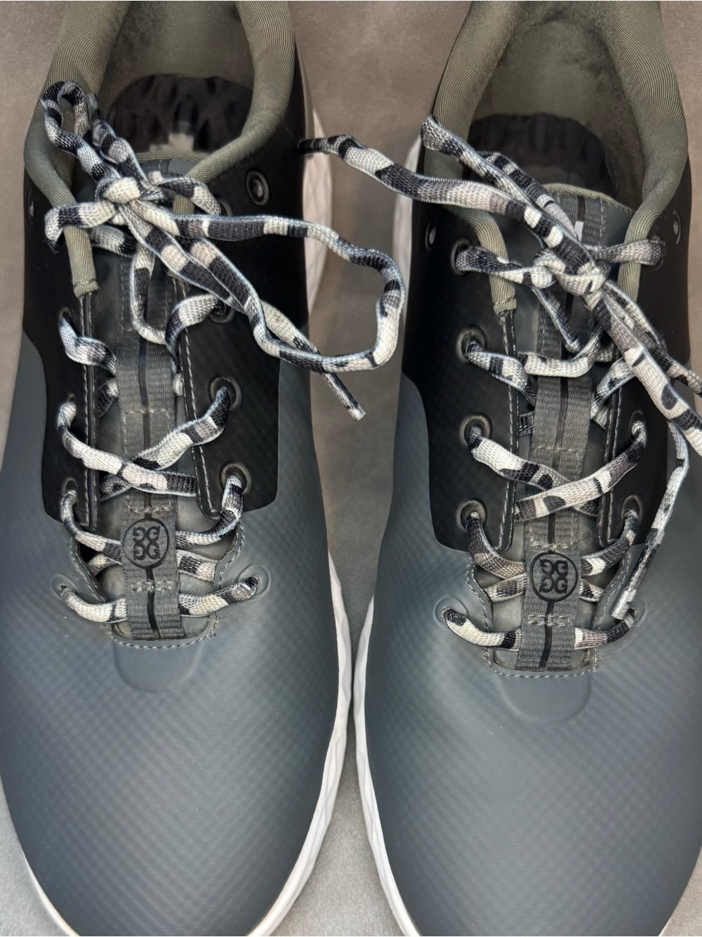 G/FORE G.112 Golf Shoes Men’s Size 12.5 Gray Black Waterproof Spikeless - Picture 6 of 12